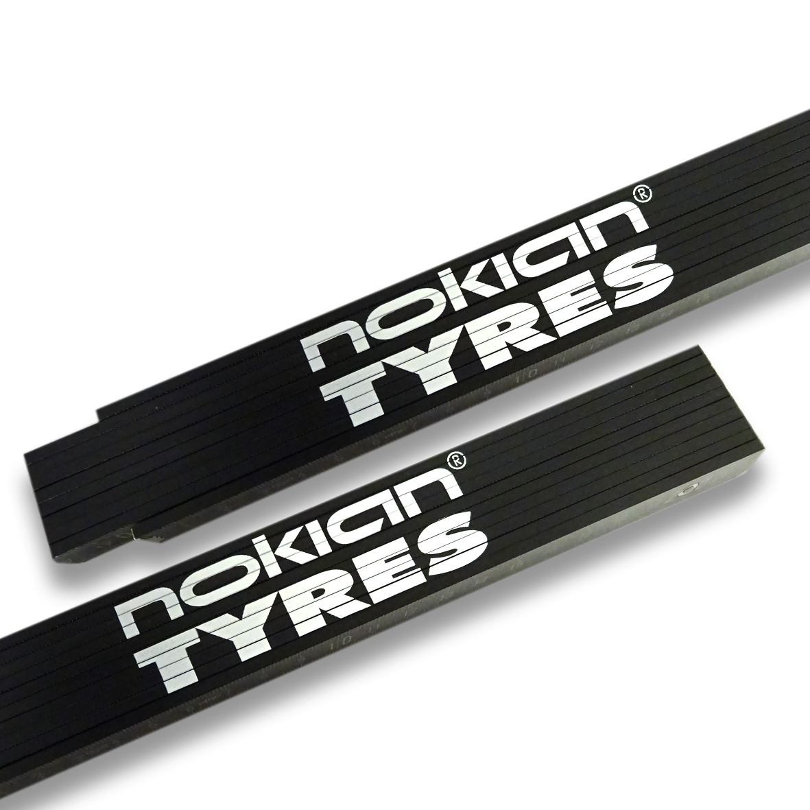 Zollstock 2m, schwarz